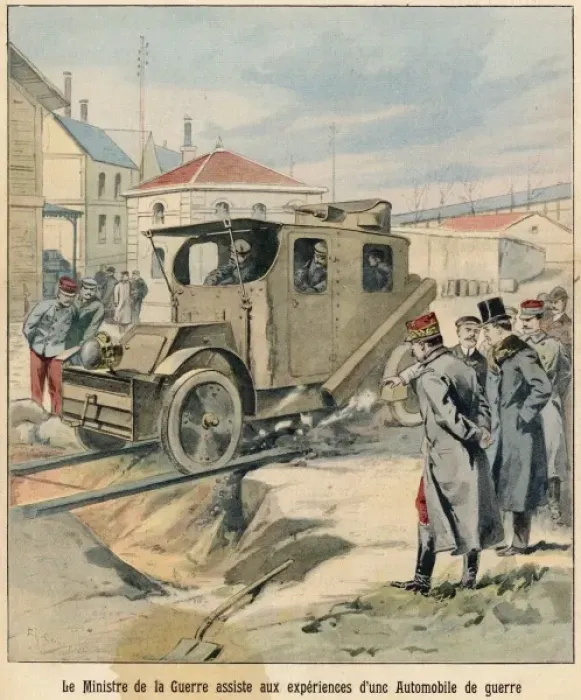 Framed Print : Armoured Car / 1906 Framed Print : Armoured Car / 1906