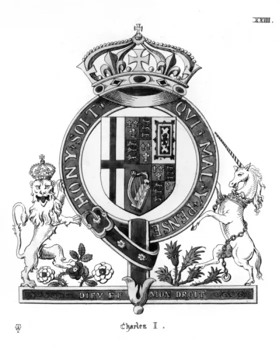 Framed Print : Arms of Charles I Framed Print : Arms of Charles I