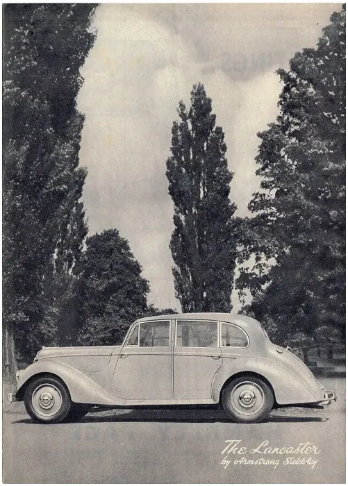 Framed Print : Armstrong Siddeley Lancaster Motor Car 1947 Advert Framed Print : Armstrong Siddeley Lancaster Motor Car 1947 Advert