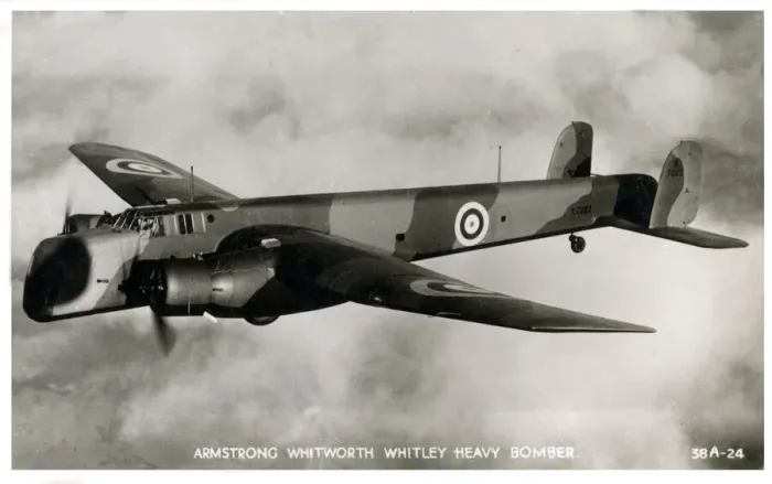 Framed Print : Armstrong Whitworth A. W. 38 Whitley bomber Framed Print : Armstrong Whitworth A. W. 38 Whitley bomber