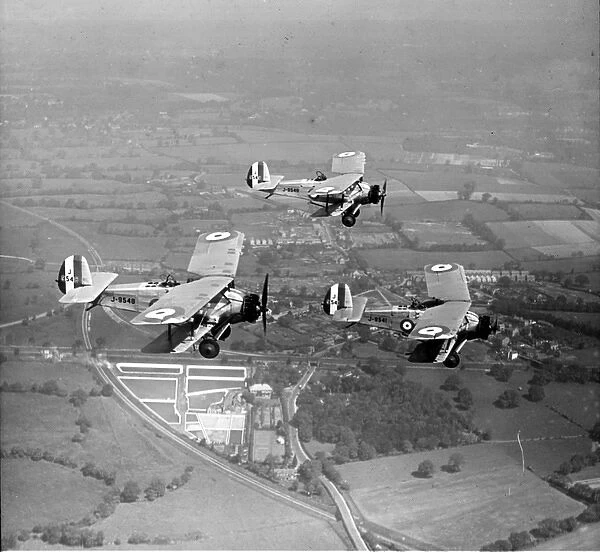 Three Armstrong Whitworth Atlas Is J9541 J9548 and J9549
