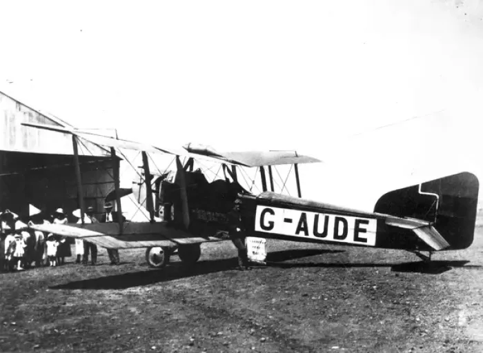 Framed Print : Armstrong Whitworth FK8 G-AUDE Framed Print : Armstrong Whitworth FK8 G-AUDE