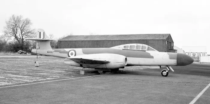 Framed Print : Armstrong-Whitworth Meteor NF. 11 WD687 Framed Print : Armstrong-Whitworth Meteor NF. 11 WD687