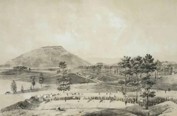 Framed Print : The army of the Cumberland in front of Chattanooga Framed Print : The army of the Cumberland in front of Chattanooga