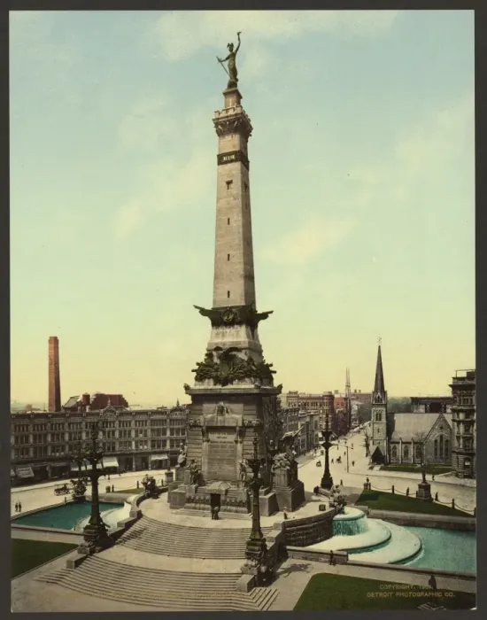 Framed Print : Army and Navy monument, Indianapolis, Ind Framed Print : Army and Navy monument, Indianapolis, Ind