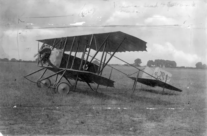 Framed Print : Arnell & Baumann Caudron-Type Biplane circa 1915-1916 Framed Print : Arnell & Baumann Caudron-Type Biplane circa 1915-1916