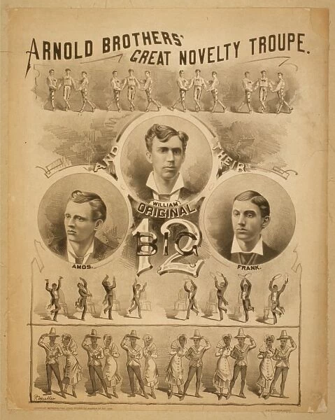 Arnold Brothers Great Novelty Troupe original big 12