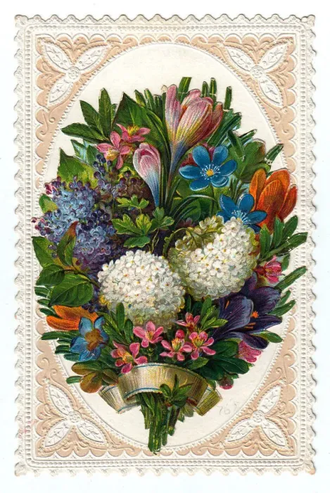 Framed Print : Arrangement of assorted flowers on a greetings card Framed Print : Arrangement of assorted flowers on a greetings card