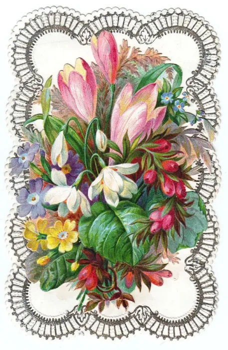 Framed Print : Arrangement of assorted flowers on a greetings card Framed Print : Arrangement of assorted flowers on a greetings card