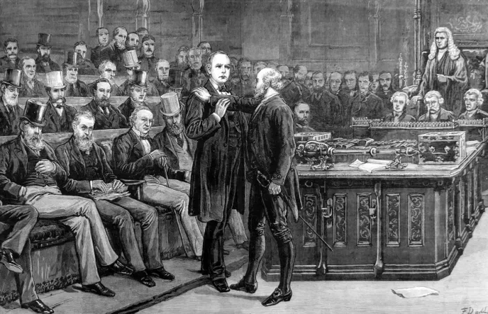 Framed Print : The Arrest of Charles Bradlaugh MP, in the House of Commons Framed Print : The Arrest of Charles Bradlaugh MP, in the House of Commons