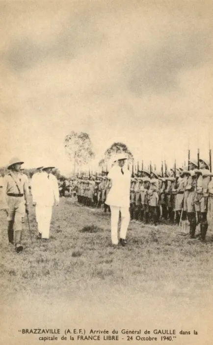 Framed Print : Arrival of General de Gaulle - Congo Framed Print : Arrival of General de Gaulle - Congo