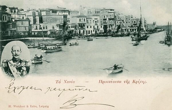 The arrival of Prince George at Chania, Crete