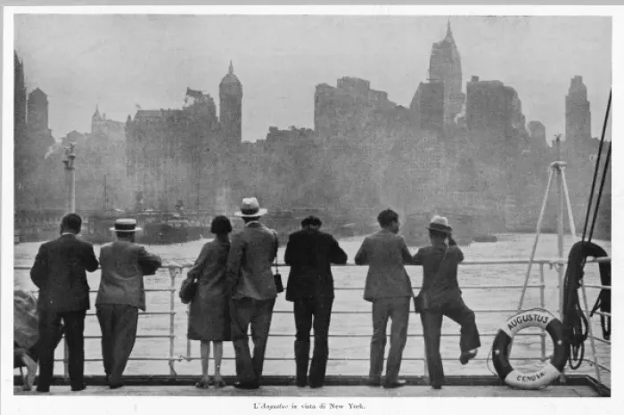 Framed Print : Arriving at New York / 31 Framed Print : Arriving at New York / 31