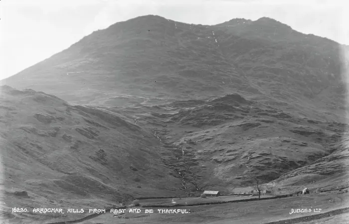 Framed Print : Arrochar Hills from Rest and Be Thankful Framed Print : Arrochar Hills from Rest and Be Thankful
