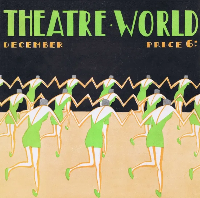 Framed Print : Art deco cover for Theatre World, December 1926 Framed Print : Art deco cover for Theatre World, December 1926
