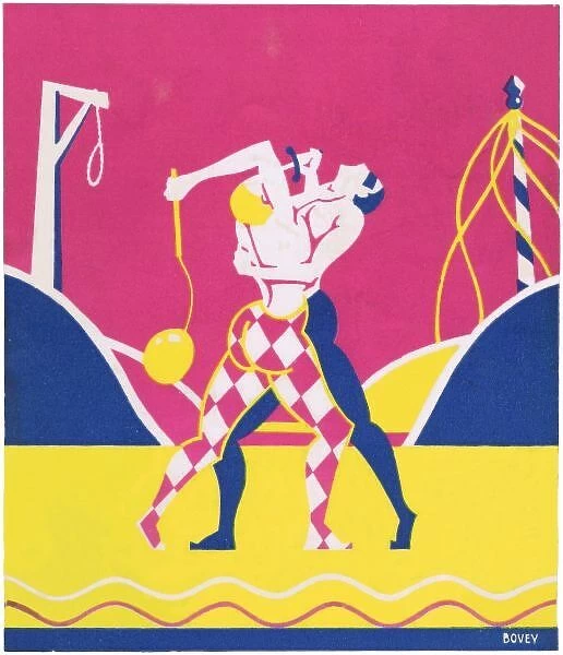 Art deco cover for Theatre World, September 1925