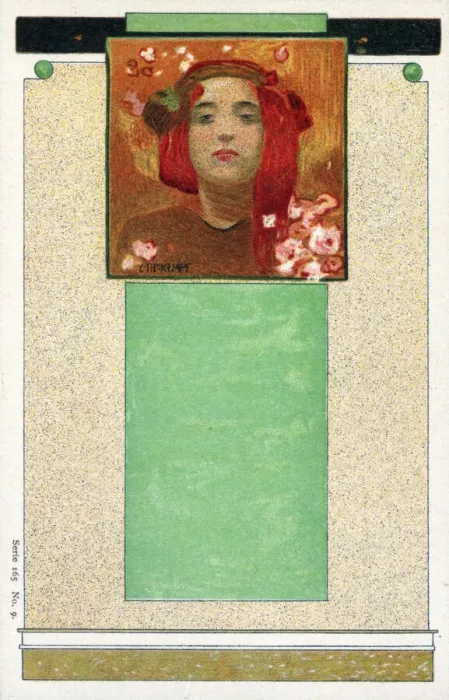 Framed Print : Art Deco design with womans face Date: early 20th century Framed Print : Art Deco design with womans face Date: early 20th century