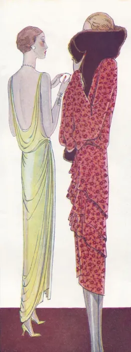 Framed Print : Art Deco dresses Framed Print : Art Deco dresses
