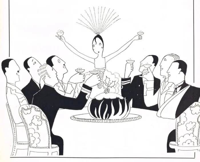 Framed Print : Art deco illustration by Fish, 1916 Framed Print : Art deco illustration by Fish, 1916