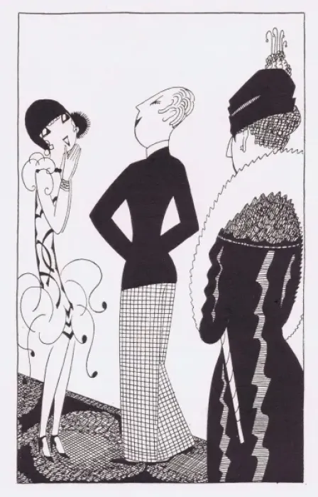 Framed Print : Art deco illustration by Fish, 1927 Framed Print : Art deco illustration by Fish, 1927