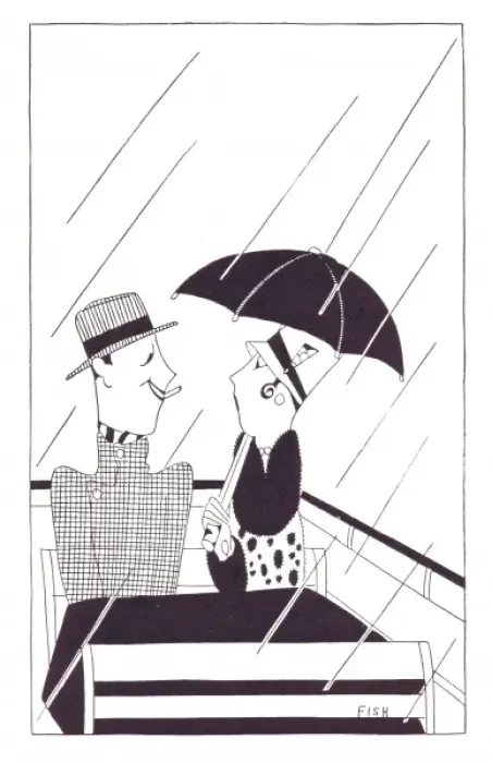 Framed Print : Art deco illustration by Fish, 1927 Framed Print : Art deco illustration by Fish, 1927