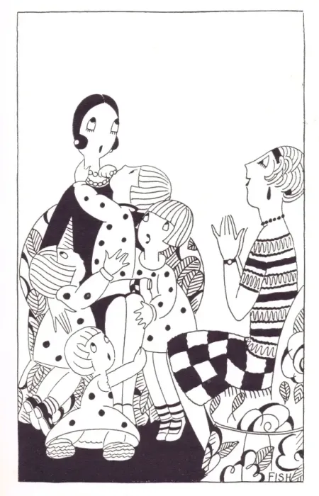Framed Print : Art deco illustration by Fish, 1927 Framed Print : Art deco illustration by Fish, 1927