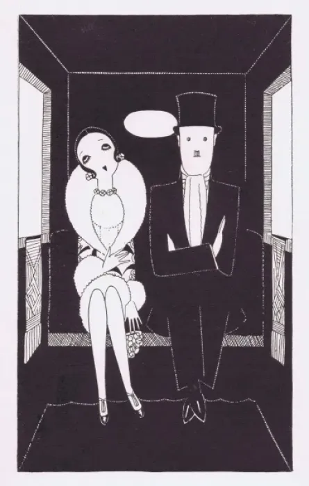 Framed Print : Art deco illustration by Fish, 1927 Framed Print : Art deco illustration by Fish, 1927