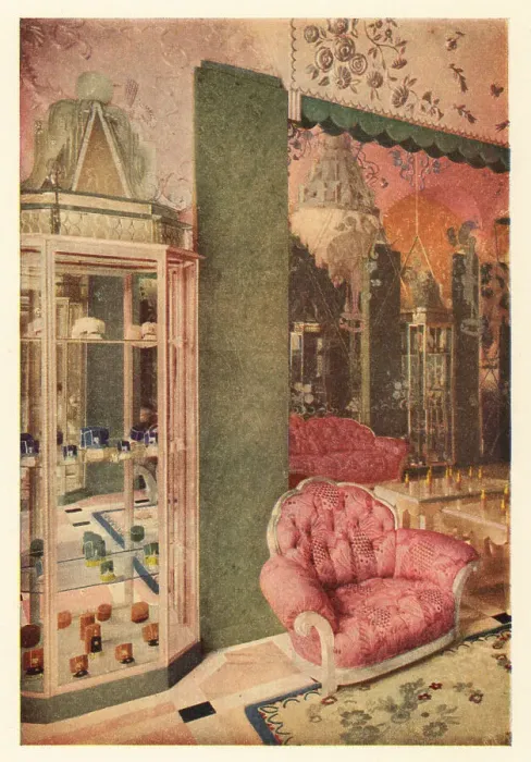 Framed Print : Art Deco interior of the Richard Hudnut shop, rue de la Paix, Pa Framed Print : Art Deco interior of the Richard Hudnut shop, rue de la Paix, Pa