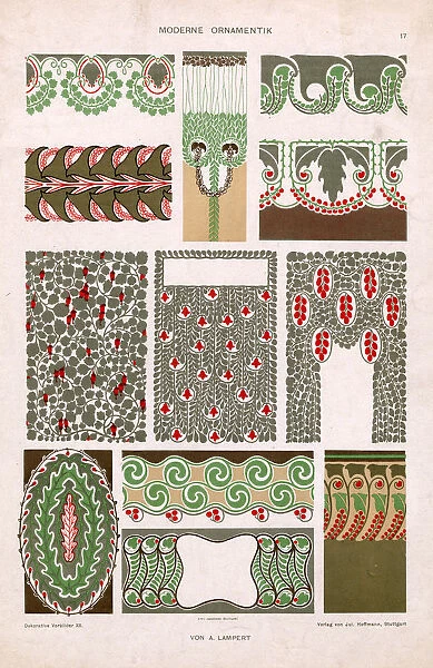 Art Deco Motifs - Patterns, Ornamentation and borders