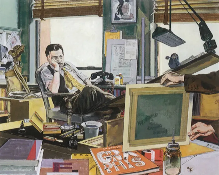 Framed Print : Art Director Date: 1955 Framed Print : Art Director Date: 1955