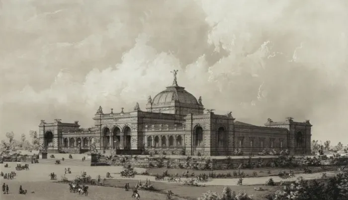Framed Print : Art gallery, international exhibition, 1876 Framed Print : Art gallery, international exhibition, 1876