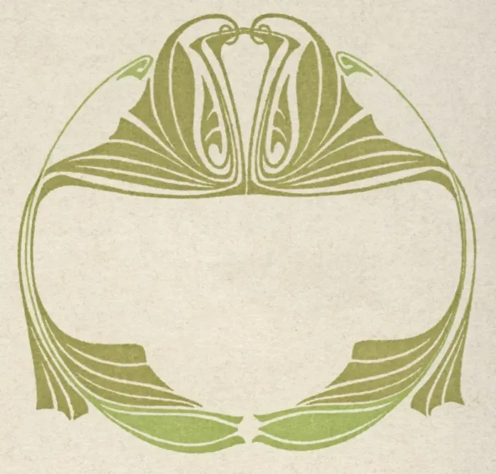 Framed Print : Art nouveau abstract design Framed Print : Art nouveau abstract design