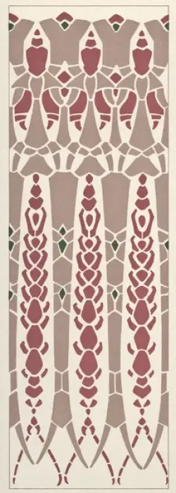 Framed Print : Art nouveau abstract design Framed Print : Art nouveau abstract design