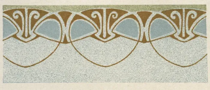 Framed Print : Art nouveau abstract design Framed Print : Art nouveau abstract design