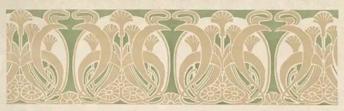 Framed Print : Art nouveau abstract design Framed Print : Art nouveau abstract design
