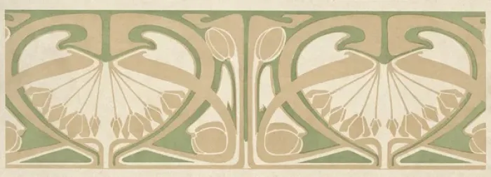 Framed Print : Art nouveau abstract design Framed Print : Art nouveau abstract design