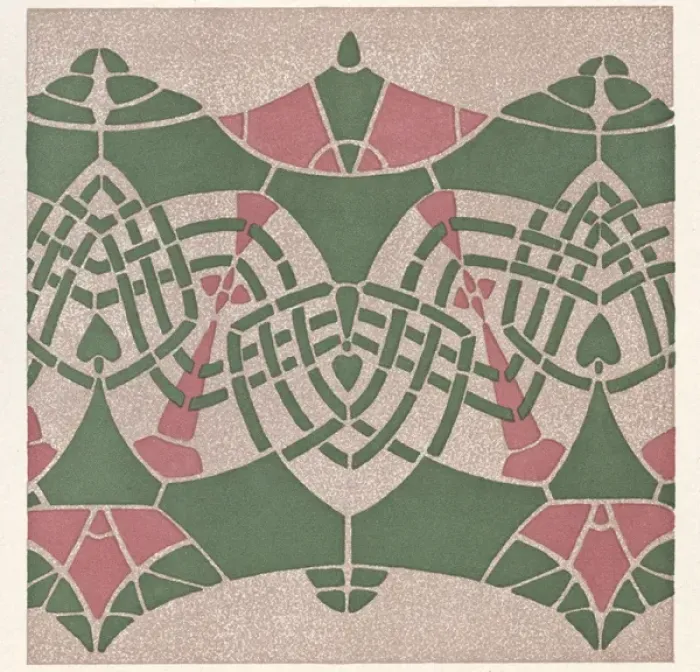 Framed Print : Art nouveau abstract design Framed Print : Art nouveau abstract design