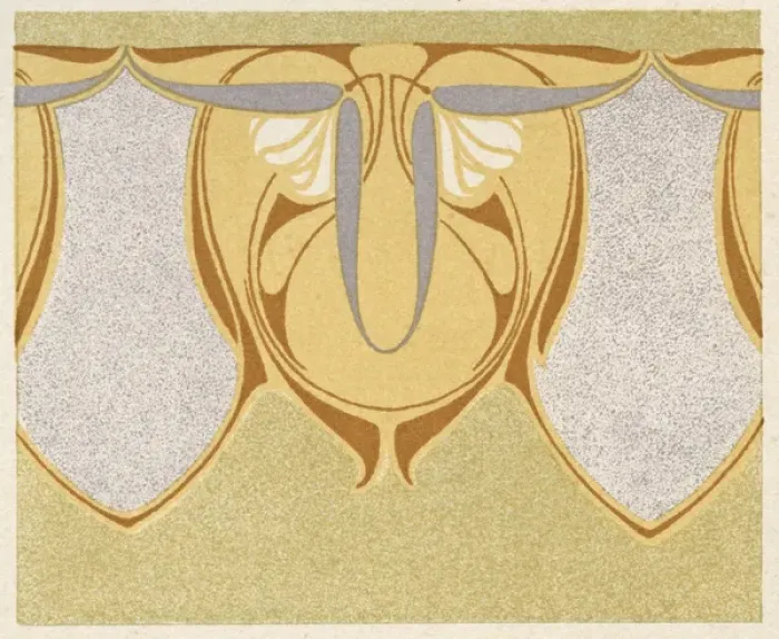 Framed Print : Art nouveau abstract design Framed Print : Art nouveau abstract design
