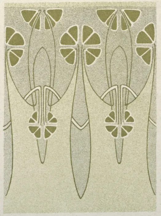 Framed Print : Art nouveau abstract design Framed Print : Art nouveau abstract design