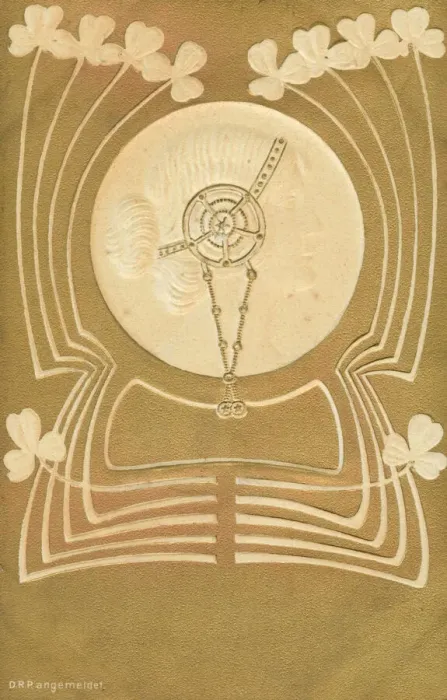 Framed Print : Art Nouveau abstract design Date: early 20th century Framed Print : Art Nouveau abstract design Date: early 20th century