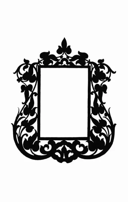 Framed Print : Art Nouveau Border Framed Print : Art Nouveau Border