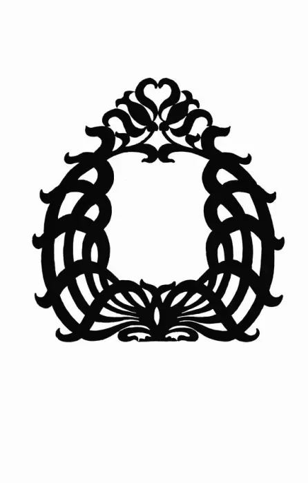 Framed Print : Art Nouveau Border Framed Print : Art Nouveau Border