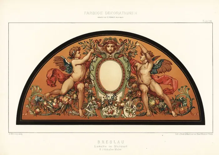Framed Print : Art nouveau screen in Wroclaw Museum, Poland Framed Print : Art nouveau screen in Wroclaw Museum, Poland