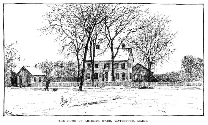 Framed Print : Artemus Ward Home Framed Print : Artemus Ward Home
