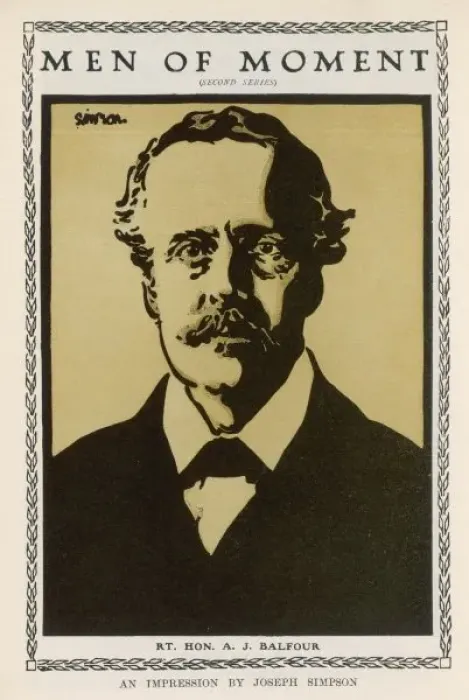 Framed Print : Arthur James Balfour Framed Print : Arthur James Balfour