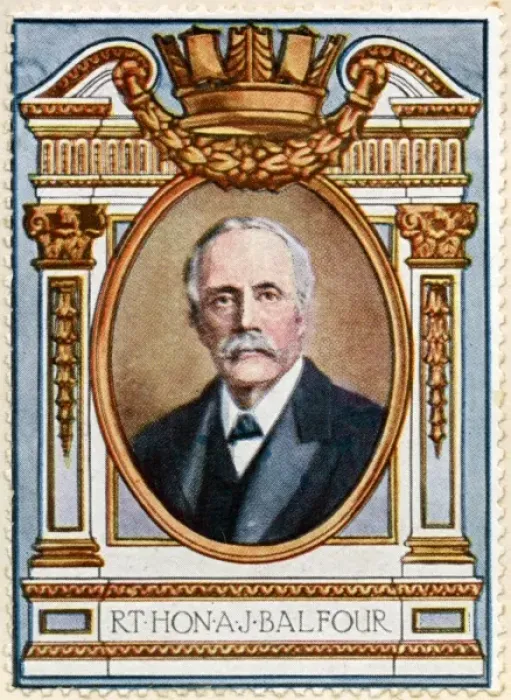Framed Print : Arthur James Balfour / Stamp Framed Print : Arthur James Balfour / Stamp