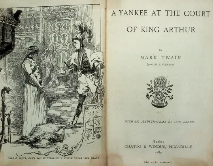 Framed Print : ARTHUR, King; TWAIN, Samuel Langhorne Clemens, also called M Framed Print : ARTHUR, King; TWAIN, Samuel Langhorne Clemens, also called M