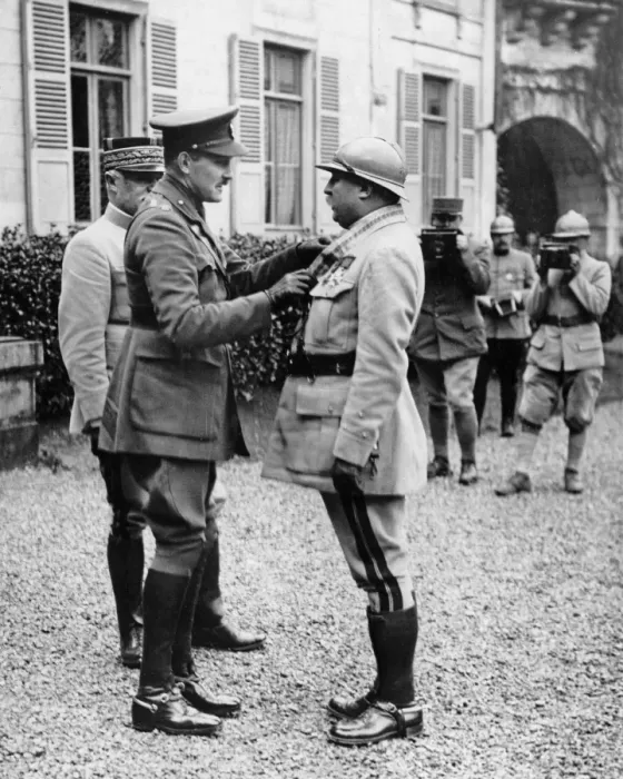 Framed Print : Arthur, Prince of Connaught and French General, WW1 Framed Print : Arthur, Prince of Connaught and French General, WW1