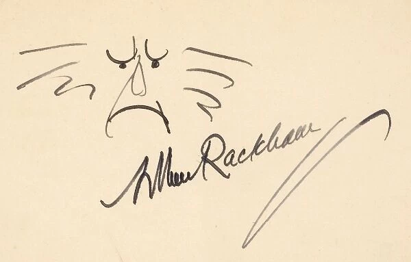Arthur Rackam, Autograph