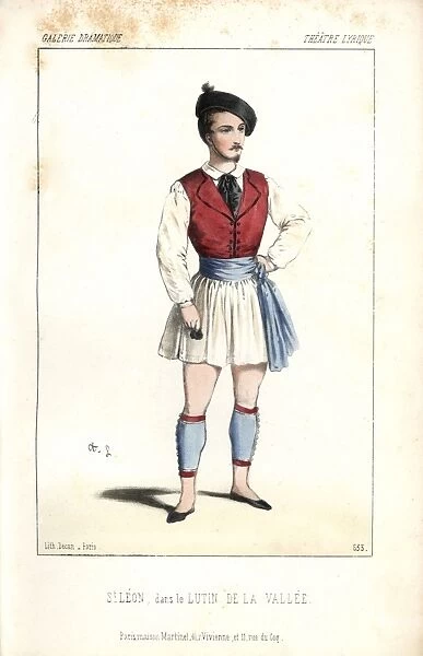 Arthur Saint-Leon in the ballet Le Lutin de
